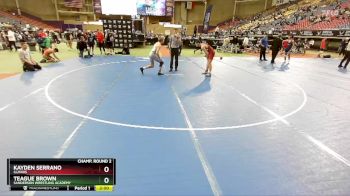 138 lbs Champ. Round 2 - Teague Brown, Sanderson Wrestling Academy vs Kayden Serrano, Illinois