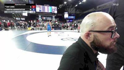 113 lbs Cons. Sub-semis - Ray Long, IL vs Griffin Sensintaffar, OK