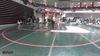 100 lbs Quarterfinal - Kyrain Perez, Westmoore High School Girls vs Keegan Cooper-Lee, Jay HS