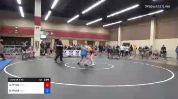 76 kg Consi Of 8 #2 - Alivia White, Ascend Wrestling Academy vs Darby Weidl, Wichita Training Center