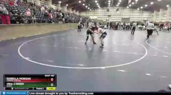 155 lbs Cons. Round 3 - Isabella Morgan, Corner Canyon vs Vida O`Brien, Basha