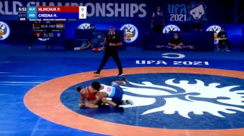 97 kg Quarterfinal - Pavel Hlinchuk, BLR vs Narinder Cheema, IND