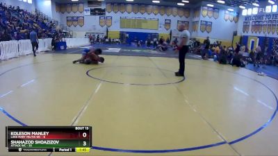 175 lbs Round 4 (8 Team) - Shahazod Shoazizov, Attack WC vs Koleson Manley, Lake Mary Militia WC