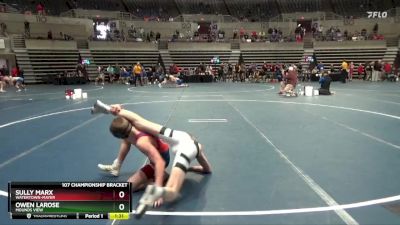 107 Championship Bracket Semifinal - Sully Marx, Watertown-Mayer vs Owen LaRose, Mounds View