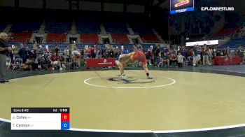 182 lbs Cons 8 #2 - Jimmy Colley, Michigan vs Talmage Carman, Utah