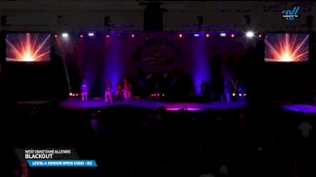 West Coast Fame Allstars - BLACKOUT [2025 L4 Senior Open Coed - D2 Day 2] 2025 The American Showcase