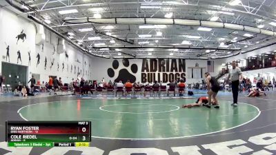 149 lbs Round 1 (6 Team) - Cole Riedel, Adrian vs Ryan Foster, Ohio Northern