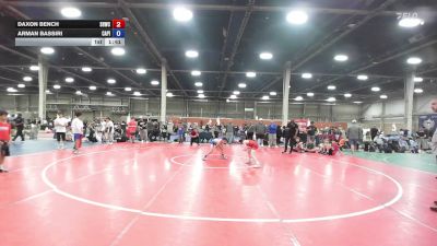 70 lbs Rr Rnd 9 - Daxon Bench, South Hills Wrestling Academy - BK8 vs Arman Bassiri, Capital City Wrestling Club - BK8