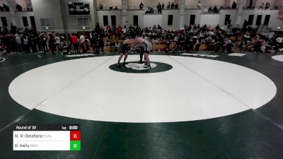 285 lbs Round Of 32 - Nicholas Racette-Delafano, Plymouth North vs Ben Kelly, Norwood