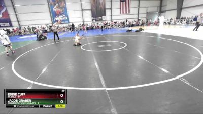 64 lbs Rd# 8- 12:30pm Saturday Final Pool - Jacob Graber, Minnesota Funky Singlets vs Eddie Cuff, PA Gold