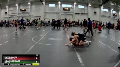 100 lbs Round 7 (10 Team) - Noah Lockhard, OMP vs Jacob Baker, ROUGHHOUSE