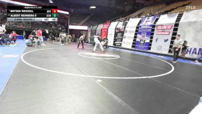 285 Class 4 lbs Cons. Round 2 - Albert Reinberg II, St. Louis University High vs Brysen Wessell, Jackson