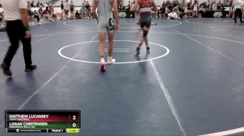 125 lbs Champ. Round 2 - Logan Carstensen, Barbarian Bulls WC vs Matthew Lucansky, Team Tortorice