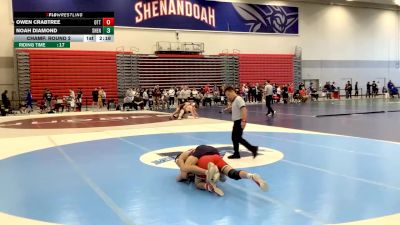 157 lbs Champ. Round 2 - Owen Crabtree, Otterbein University vs Noah Diamond, Shenandoah University