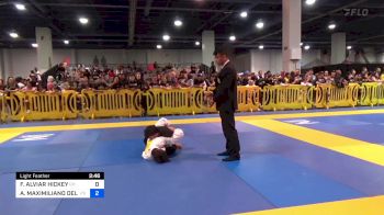 FREDERICK ALVIAR HICKEY vs AIDEN MAXIMILIANO DELGADO 2024 American National IBJJF Jiu-Jitsu Championship