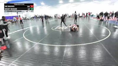 160 lbs Round 2 (10 Team) - Joe Brooks, Savage Red vs Brody Musser, LAW