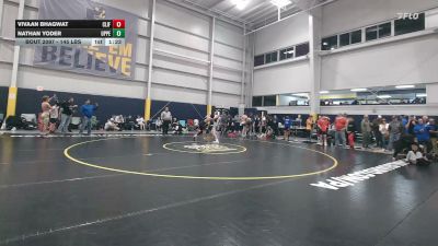 145 lbs Round Of 16 - Vivaan Bhagwat, Clifton vs Nathan Yoder, Upper Black Eddy