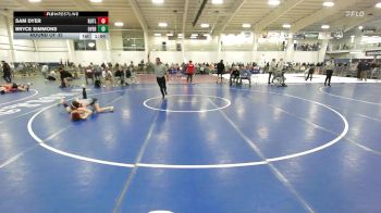 94 lbs Round Of 32 - Sam Dyer, Rutland vs Bryce Simmons, Overcomer Training Center