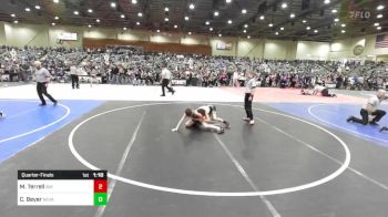 90 lbs Quarterfinal - Myles Terrell, Bay Area Dragons vs Carson Beyer, Nevada Elite WC