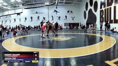 207 lbs Cons. Round 3 - Marvet Hejazin, Otterbein University vs Ozioma Ogu, Northern Michigan University