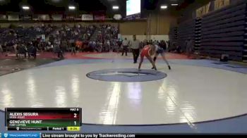 127 lbs Cons. Round 2 - Alexis Segura, Regis Jesuit vs Genevieve Hunt, Fort Lupton