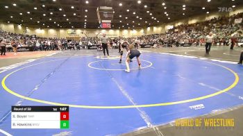 95 lbs Round Of 32 - Simon Boyer, Timpanogos Wrestling vs Blake Hawkins, Bear Cave