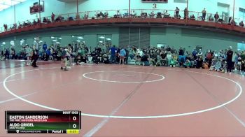 75 lbs Champ. Round 1 - Easton Sanderson, The Fort Hammers Wrestling vs Aldo Origel, Unattached