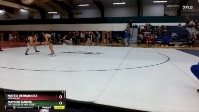 149 lbs Cons. Semi - Mayson Harms, The College Of New Jersey vs Mateo Hernandez, Marymount