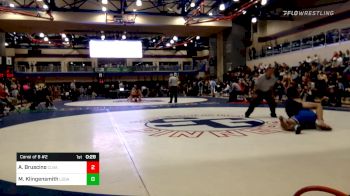 160 lbs Consi Of 8 #2 - Anthony Bruscino, Cumberland Valley vs Max Klingensmith, Lower Dauphin