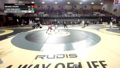 126 lbs Consi Of 16 #2 - Michael Holmes, Saint James School vs Luke Kibblebeck, Lakeway Christian