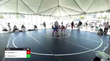 144 lbs Final - Bryce Gonzales, Reverence Gappling vs Richard Halvorson, Durham Wrestling