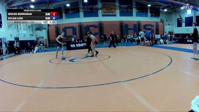 113 lbs Round 3 - Skiles Burkhead, Ocean Lakes WC vs Dylan Luik, Impact Wrestling Academy