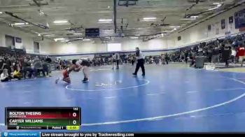 132 lbs Cons. Round 3 - Carter Williams, Osseo vs Bolton Thesing, Dover-Eyota