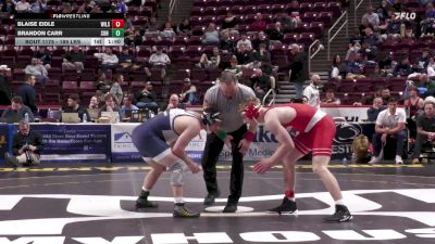 189 lbs Quarterfinal - Blaise Eidle, Wilson vs Brandon Carr, Sun Valley