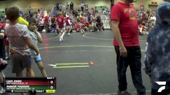 92 lbs Semis & 1st Wrestleback (8 Team) - Parker Madison, The Funky Singlets Yellow vs Liam Jones, East Kansas Eagles