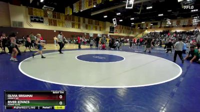 71 lbs Cons. Semi - Olivia Srisamai, Legacy WC vs River Kovacs, Poway Elite