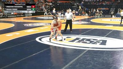 1A 126 lbs Champ. Round 1 - Preston Waughtel, Vandalia vs Isaiah Perez, Oregon