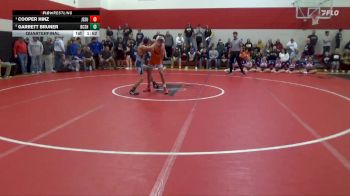 120 lbs Quarterfinal - Cooper Hinz, Jesup vs Garrett Bruner, BCLUW-SH