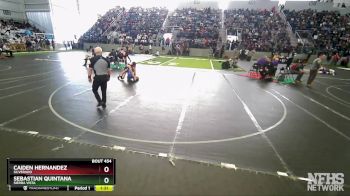 132 lbs Quarterfinal - Caiden Hernandez, Silverado vs Sebastian Quintana, Sierra Vista