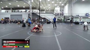 126 lbs Round 3 (4 Team) - Ben Zuckerman, Aliens vs Bryan Johnson, Scanlan