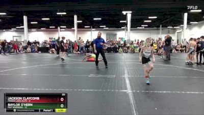 56 lbs Placement (4 Team) - Baylor O`Hern, Mat Warriors vs Jackson Claycomb, Finger Lakes Elite