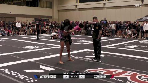 Xzavier Cox vs Mathew Bitondo 2025 ADCC East Coast Trials