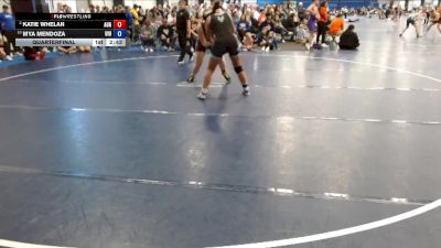 180 lbs Quarterfinal - Mya Mendoza, Upper Iowa vs Katie Whelan, Augsburg University