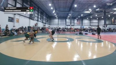 132 lbs Champ. Round 3 - Levi Burkett, Legacy Dragons vs Mohinder Ramdhan, Great Bridge Wrestling Club