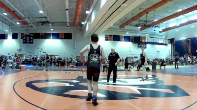 140 lbs Quarterfinal - Lucas Ridgley, VA ELITE / vs Brennan Keenan, Clinic Wrestling FXBG