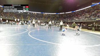 50 lbs Round Of 16 - Natalia Myers, Reynolds vs Rayven Lynn Lowe, Bald Eagle Area