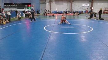 70 lbs 3rd Place - Miles Alderman, Stray Dawgs vs Liam Mccormack, Empire Wrestling Academy
