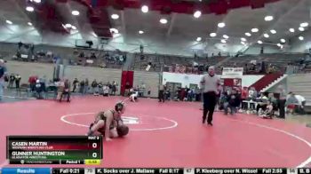 70 lbs Round 2 - Gunner Huntington, Gladiator Wrestling vs Casen Martin, Western Wrestling Club