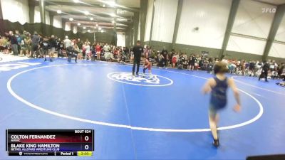 63-65 lbs Quarterfinal - Colton Fernandez, NWWC vs Blake King Hamilton, Bethel AllStars Wrestling Club