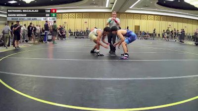 157 lbs Consi Of 8 #1 - Gavin Meraw, Oso Way WC vs Nathaniel Macalalad, Team Credo